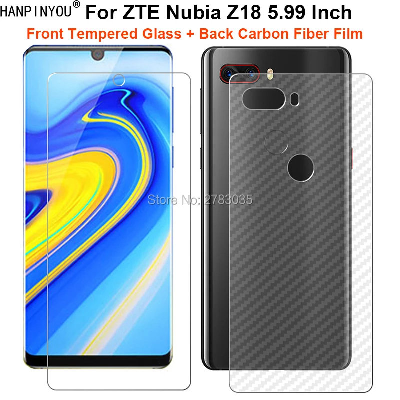 Для ZTE Nubia Z18 5 99 &quot1 комплект = мягкая задняя пленка из углеродного волокна +