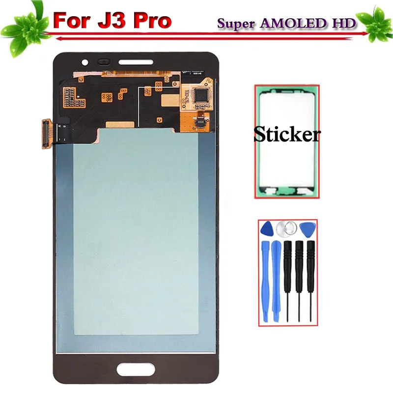5 &quotSuper Amoled для Samsung Galaxy J3 pro J3109 J3110 J3119 ЖК-дисплей Дисплей Сенсорный экран