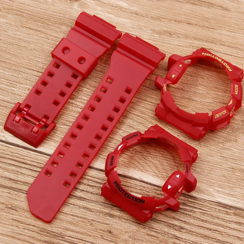 Watch accessories Suitable for Casio GSHOCK GA-400-1GBA-400 strap case resin rubber plastic strap case Men's women's watch band Watch accessories Suitable for Casio GSHOCK GA-400-1GBA-400 strap case resin rubber plastic strap case Men's women's watch band
