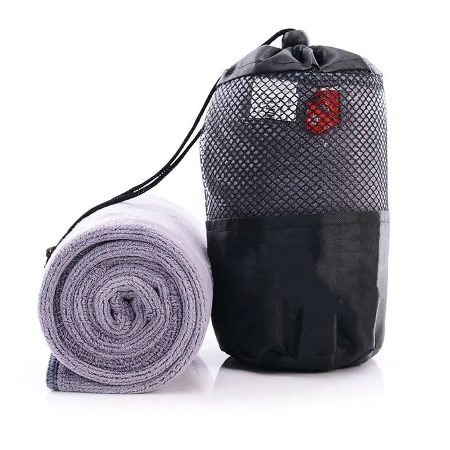 Универсальный 30*100 см спортивное полотенце из микрофибры с сумкой toallas микрофибра, спортивный быстросохнущая путешествия тренажерный зал полотенце ST10 - Цвет: as photo