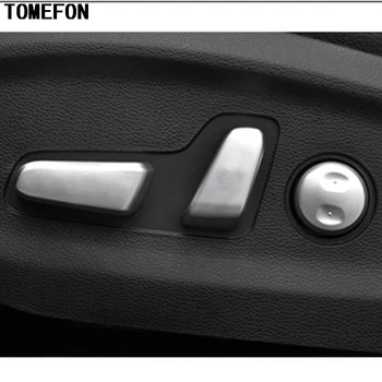 

For Hyundai Tucson 2016 2017 ABS Chrome Interior Internal Switch Control Covers Seats Trims Chair Seat Button Adjustment 5pcs