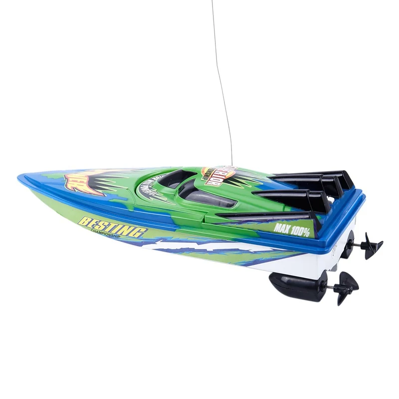 Радиоуправляемая лодка с дистанционным управлением, двухмоторная высокоскоростная лодка, радиоуправляемая гоночная игрушка, подарок для детей, штепсельная вилка европейского стандарта