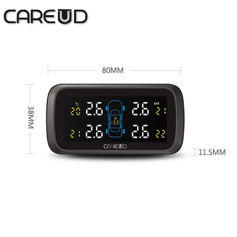 Careud U903 4 внутренние датчики r система автомобиля TPMS контроля давления в шинах