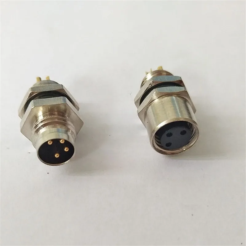 1 шт. SS029 M8 Фланцевая розетка гнездовой/мужской 3PIN 4PIN сенсор энкодер Разъем Панель