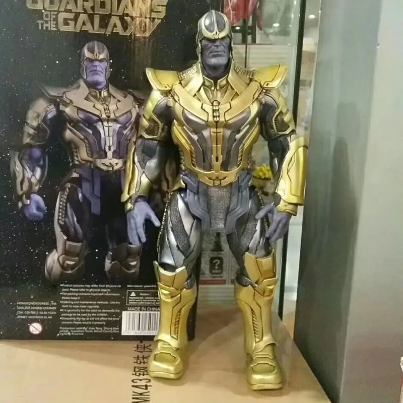 

36cm HC Avengers Thanos Variant Two Head Thanos PVC Action Figure Toy Doll Christmas Gift for Kids