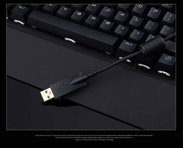 Игровая оригинальная механическая клавиатура с подсветкой, USB Проводная клавиатура, штепсельная вилка 108, механический светильник для клавиатуры