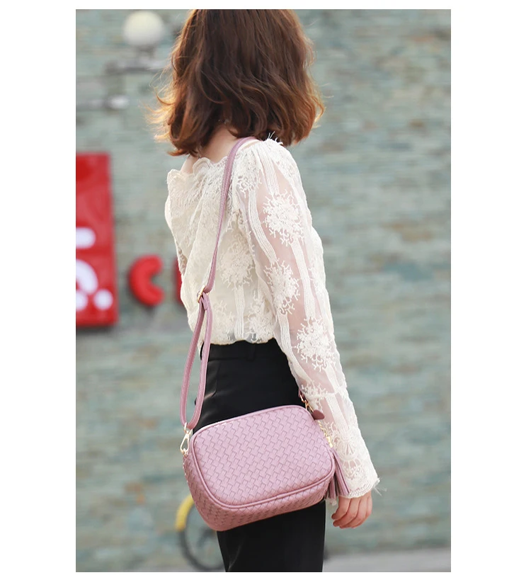 New Designer Small Shoulder Bags Crossbody Luxury Woven Leather Women Messenger Bag Mini Ladies Bags For Women bolsos mujer