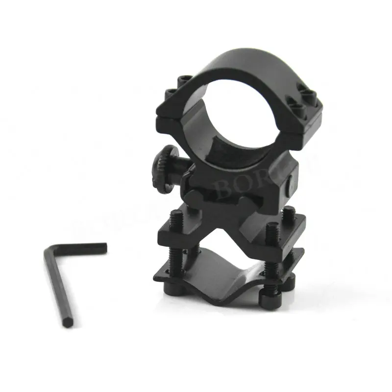 

Universal Metal Rail Clip 25mm Ring 20mm Rail Gun Mount Tactical Flashlight Laser Torch Bracket For 501B C8 Hunting Flash Light