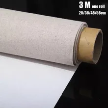 Toile vierge professionnelle pour peinture à l'huile acrylique, 3M par rouleau, mélange de lin, fournitures d'art pour artiste