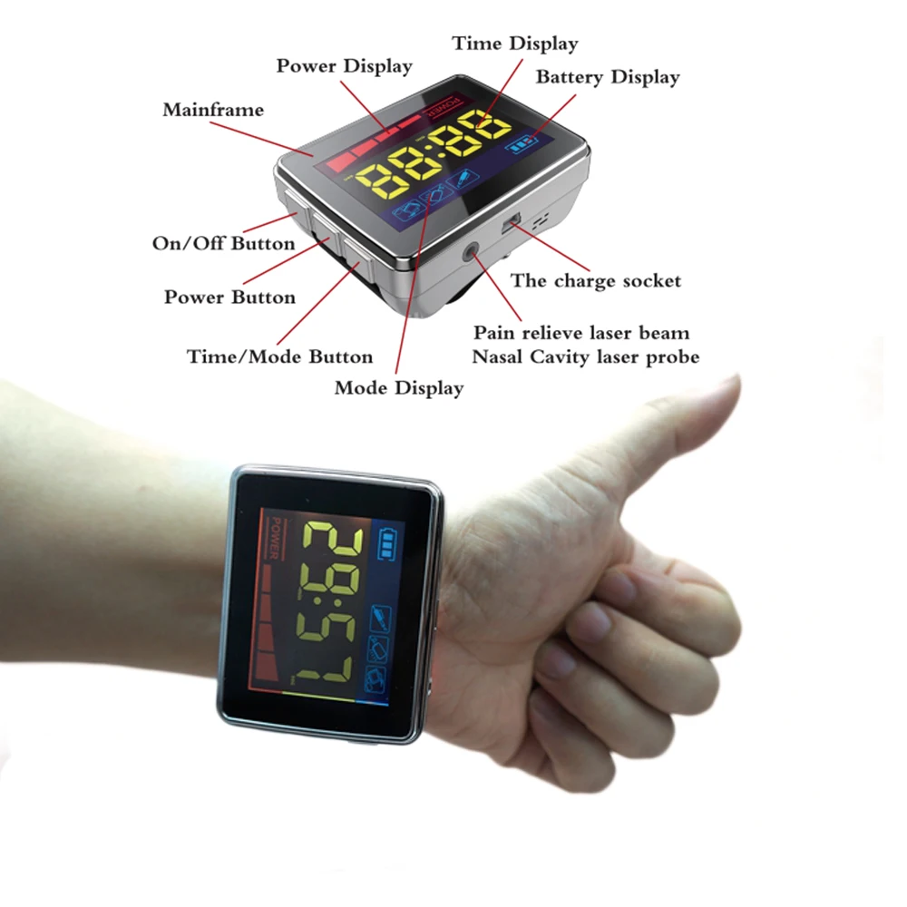 

650nm low level laser treatment Type 2 diabetes red light therapy blood irradiation machine