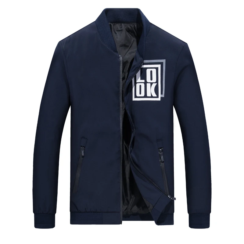 Buy College Men Thin Jacket Spring Autumn Male Casual Summer Windbreaker Skinny