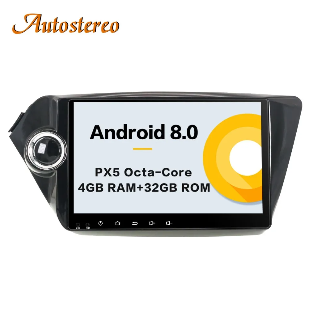 

Autostere Android8 4GB RAM Car DVD Player GPS navigation For Kia K2 RIO 2010-2017 car radio recorder multimedia headunit radio