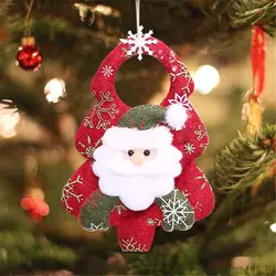 1 шт. рождественские подарки Рождественская елка висячие украшения Санта Клаус Медведь Олень Снеговик Подвески падение аксессуары для дома