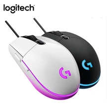 Проводная игровая мышь logitech G102 IC PRODIGY 16,8 м с цветной RGB подсветкой souris gamer 8000 dpi mause оптическая компьютерная игровая мышь