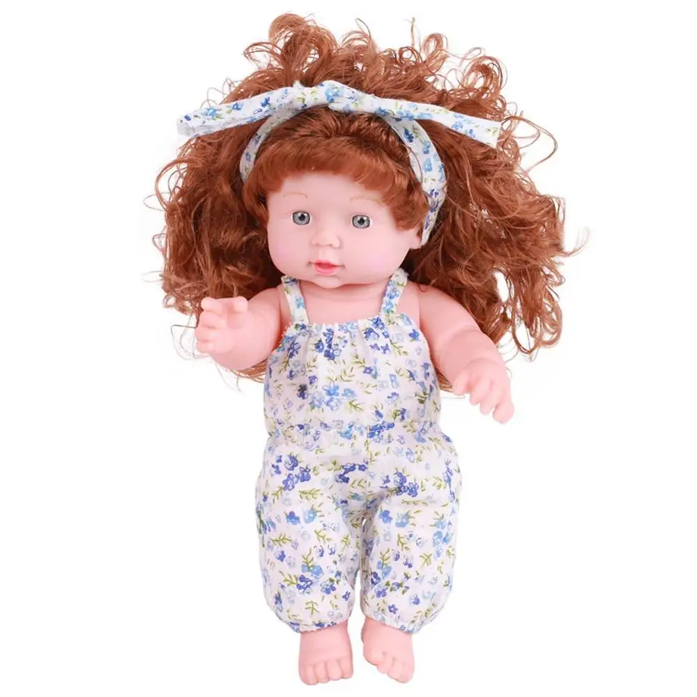 Новорожденный Черный Белый Кукла реборн ребенок моделирование мягкий винил дети реалистичные куклы Девочки ролевые игры игрушки для подарок на день рождения - Цвет: G2 (30cm)