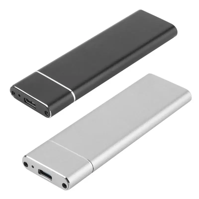 Портативный конвертер адаптер USB3.1 Type-C к M.2 B Ключ SSD коробка M2 NGFF с кабелем