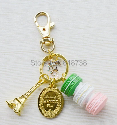 2015 New Macaroon keychain with F letters.jpg