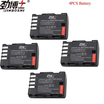

JINBOSHI 4x 2200mAh DMW-BLF19 DMW-BLF19E BLF19 BLF19E DMW-BLF19PP Battery for Panasonic Lumix GH3 GH4 GH5 DMC-GH3 GH4 GH5