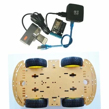 Видео монитор 4wd умный автомобильный комплект от Openwrt маршрутизатор телефон приложение IOS Android беспроводной контроль камера видео игрушка