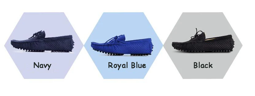 Men's Casual Suede Handmade Velvet Loafers Breathable Leather Driving Shoes Slip-on Boat Shoes Fashion Moccasins Men's Flat Shoe (11)