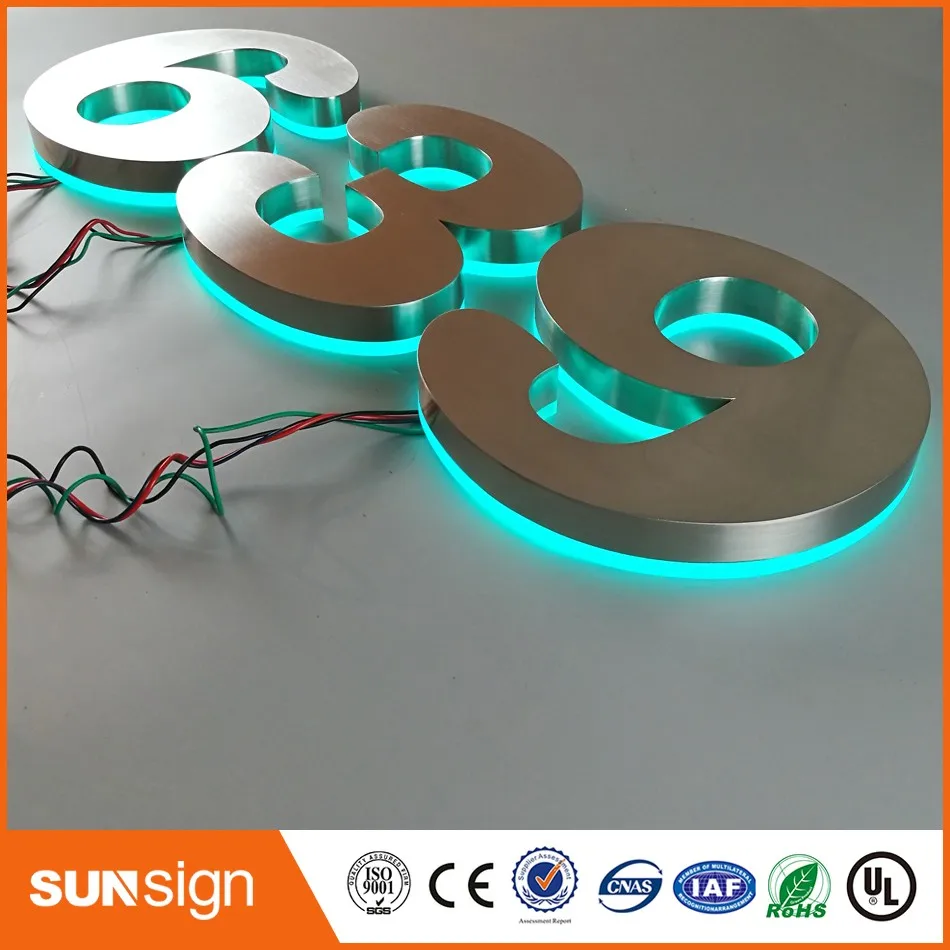 H 25cm Wholesale 3d letter signage LED lighting backlit signs | Электронные компоненты и принадлежности