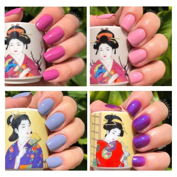 

Lovcarrie 6.3ml Ordinary Nail Polish Fast Dry Tokyo Collection Nail Art Lacquer Pure Verniz Varnish Manicure Nail Art Decoration