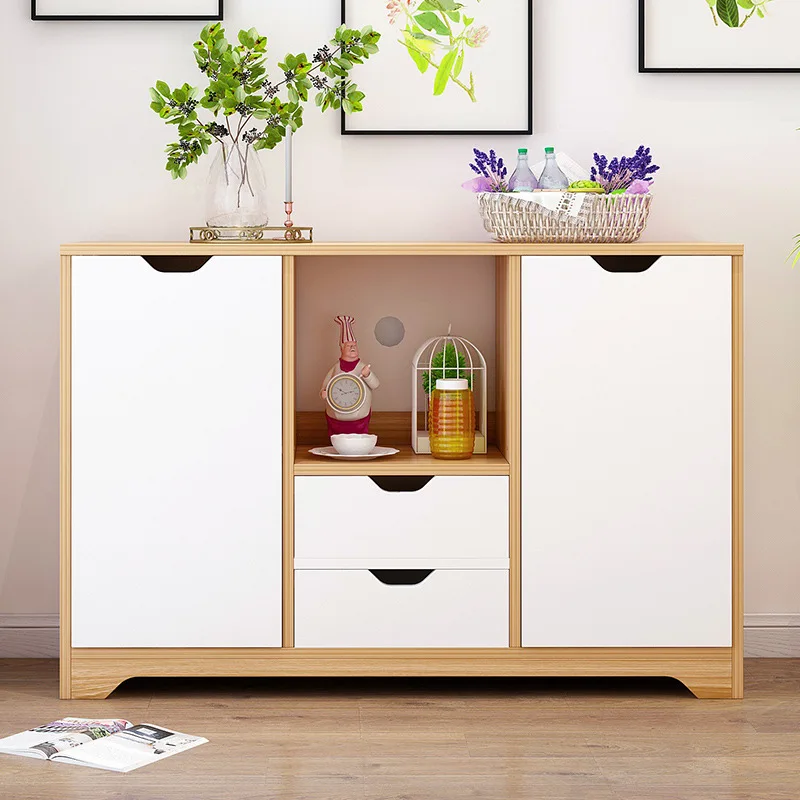 LK597 High Quality Side Cabinet European Rectangle Sideboard 60cm 90cm 120cm Coffee Table Multifunctional Cupboard With Drawer