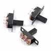 Toggle Switch 5V 0.3A Mini Size Black SPDT Slide Switch for Small DIY Power Electronic 3PIN 1P2T Slide Switch Handle high 7mm ► Photo 1/2