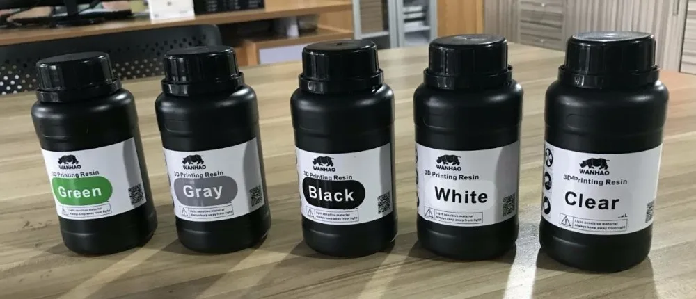 UV 405nm фотополимер для DPL/SLA/LCD принтера | Wanhao Duplicator 7 Фотополимерная смола D7 Ванхао