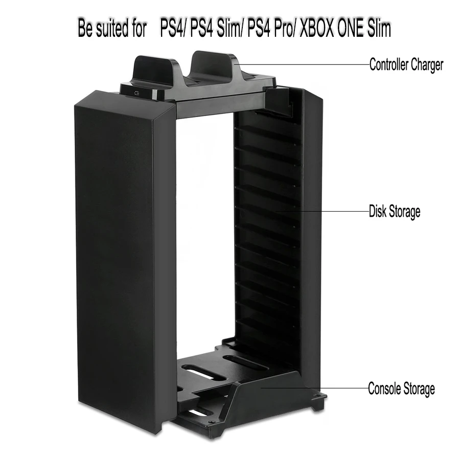 Universal Multi-function Disk Storage Tower Controller Charger Stand Dock Station for Playstation 4/PS4/Slim/Pro/xbox one slim цена Universal Multi-function Disk Storage Tower Controller Charger Stand Dock Station for Playstation 4/PS4/Slim/Pro/xbox one slim цены онлайн