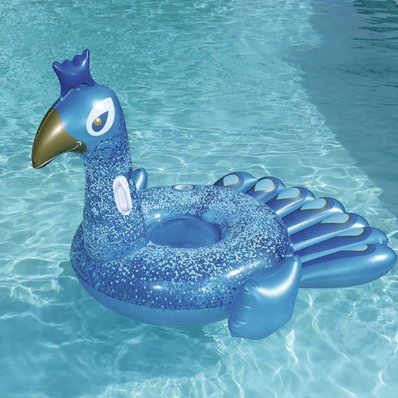 inflatable peacock pool