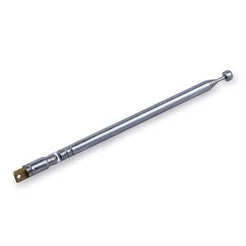 

PLA-New Replacement 49cm 19.3" 6 Sections Telescopic Antenna Aerial for Radio TV