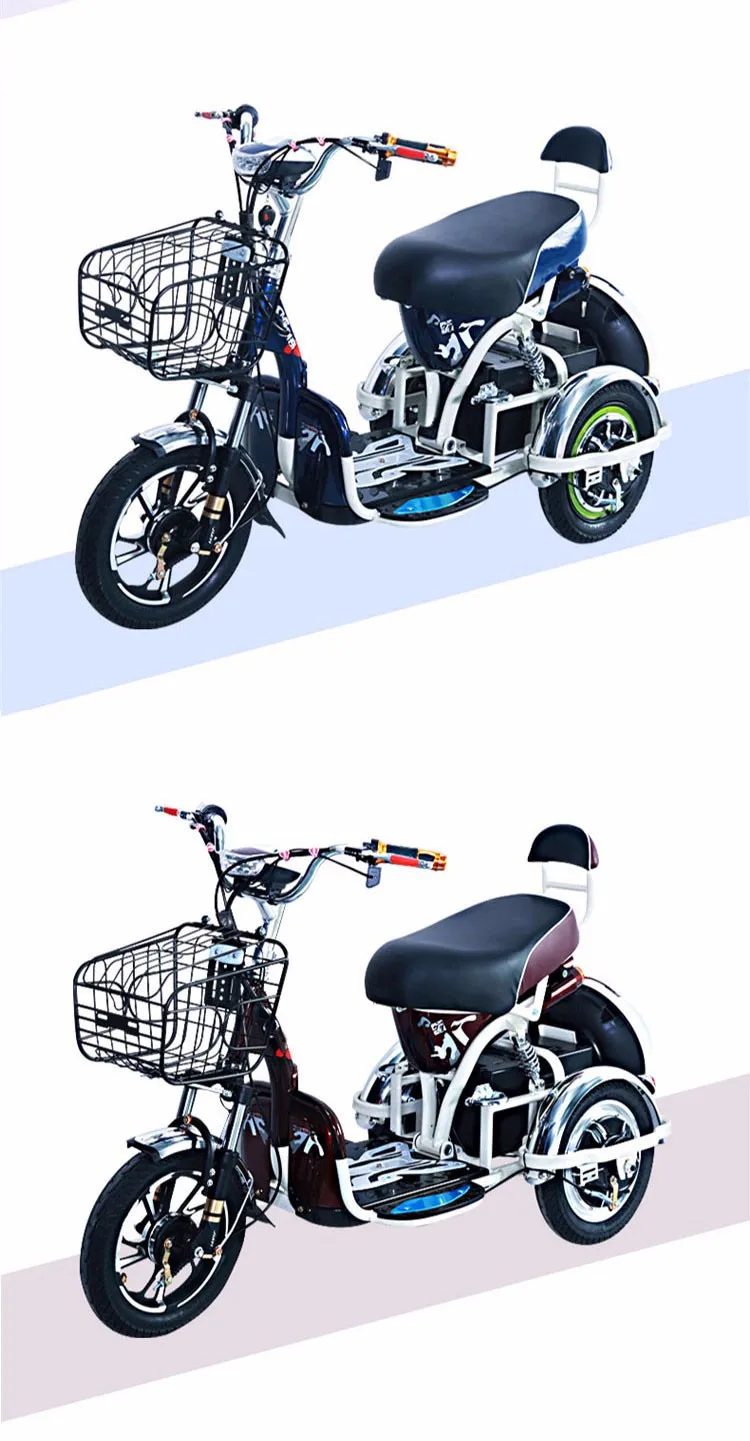 Top Special design lithium battery 48v 500w three wheel electric scooter 3