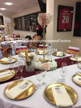 

latest wholesale silver decorative wedding crystal aisle decor pillar for weddings decoration