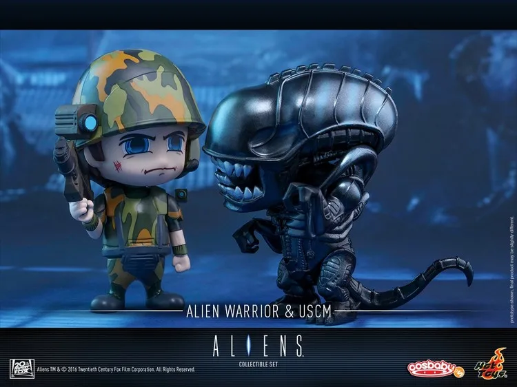 

HT COSB271 Alien Warrior & USCM COSBABY Mini Vinyl Figure Set