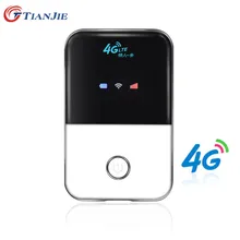 TIANJIE 4G Wifi Router mini router 3G 4G Lte Wireless Portable Pocket wi fi Mobile Hotspot Car Wi-fi Router With Sim Card Slot