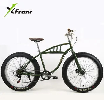 

Original X-Front Brand Snowmobile 7,21Speed 26" 4 Fat Tire MTB Mountain Bike Off-road gear Beach bicicleta fat bicycle