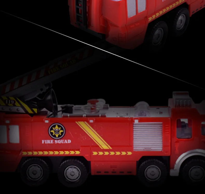 Activities Children's Toys Fire Truck Wholesale Electric Universal with Light Can Spray Simulation Remote Control Car Toys