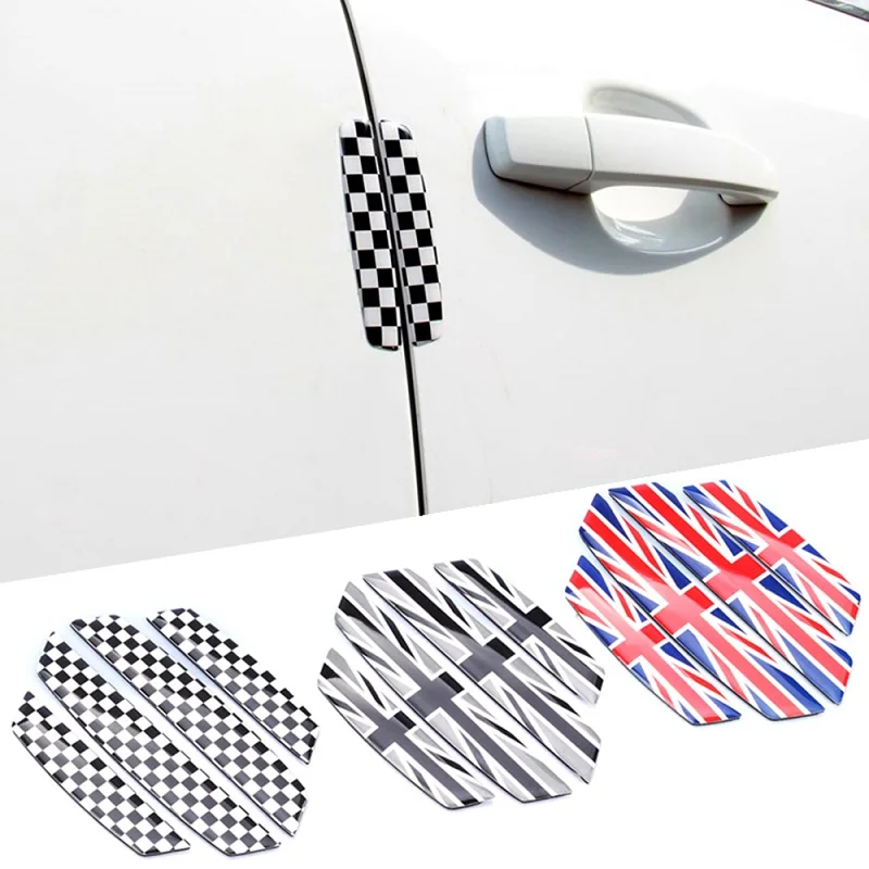

4pcs Car Anti Collision Scratch Protector Auto Barriers Door Edge Guard Sticker For Mini Cooper JCW One Car Styling Accessories