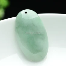 Природный в форме яйца jade все хорошо. Карту Бирма Jade кулон яйцо поверхность натуральной переполнения специальное предложение