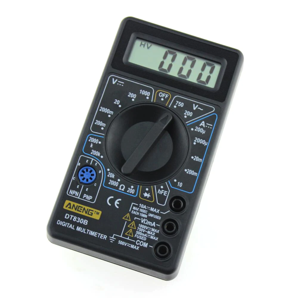 ANENG DT830B ЖК дисплей Цифровой мультиметр DT 830B Электрический вольтметр Амперметр ом