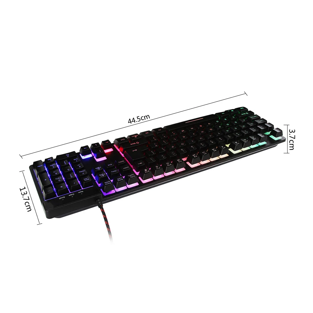 Ergonomic Wired Keyboard Gaming KeyPads
