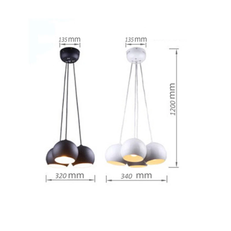Современный минималистичный подвесной светильник круглый креативный персональный светильник для учебы бар проходные огни Скандинавская спальня столовая лампа