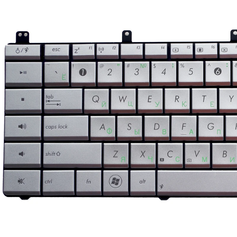  GZEELE RU New Keyboard FOR ASUS N45 N45E N45S N45Vm N45-2 N45SF N45Sl N45SJ Laptop Keyboard Russian