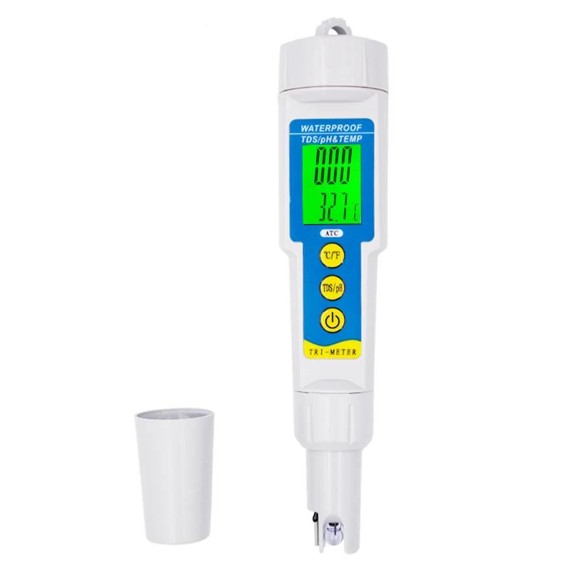 

Multi-parameter Digital TDS Tester PH Meter temperature Water Quality 0.01 Acidometer for Aquarium Fishing Monitor 36%off