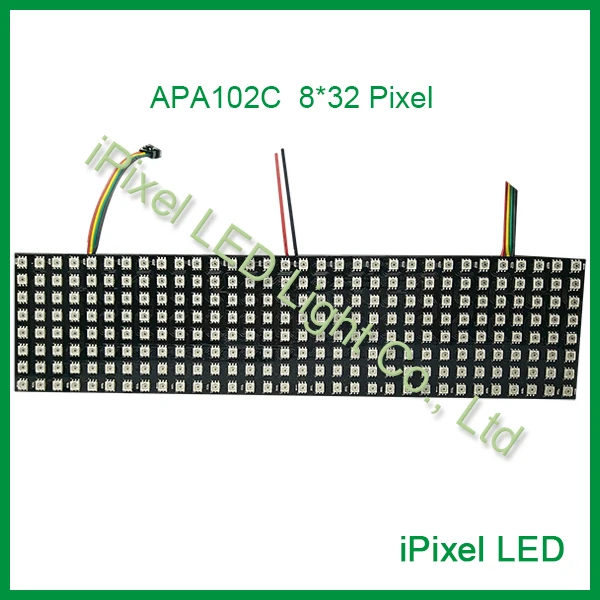 DC5V 256 пикселей rgb светодиодная матрица apa102 цифровая Гибкая световая панель|light