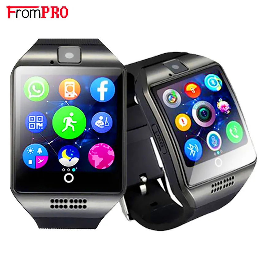 Умные часы Q18 с Bluetooth NK18 S1 умные камерой Facebook Whatsapp Twitter Синхронизация SMS поддержка