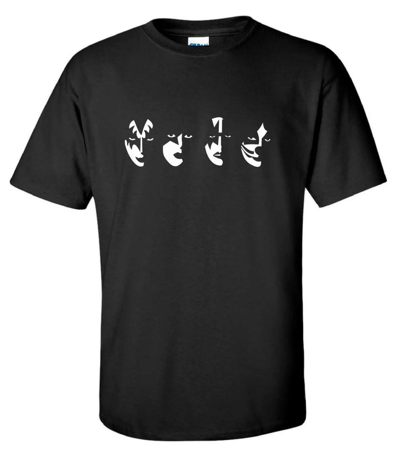 

Kiss Band Masks Rock pop Music T-Shirt