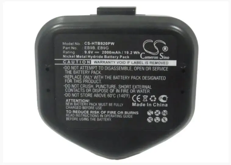 Cameron sino 2000 мА/ч, батарея для Hitachi CK 12D 12DY CL 10D 10D 10DD 10DF 10DF2 10DG 10DH 10DJ B3 EB 920HS