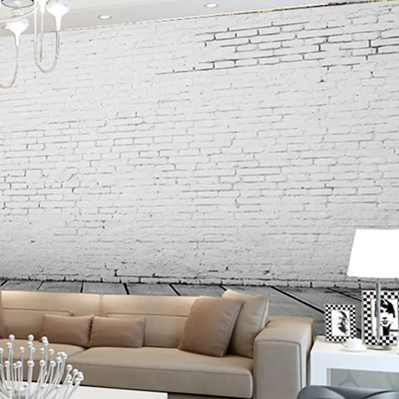 Custom 3D photo wallpaper 3D stereo retro white brick wallpaper mural living room bedroom office cafe restaurant wallpaper Custom 3D photo wallpaper 3D stereo retro white brick wallpaper mural living room bedroom office cafe restaurant wallpaper